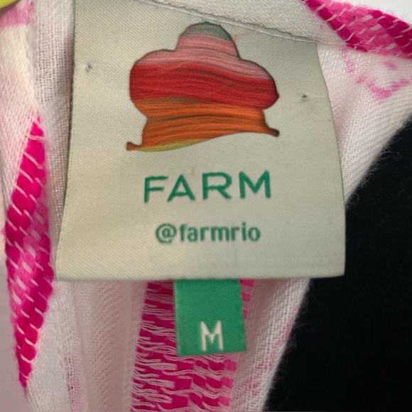 FARM Rio Beaded V-Neck Kaftan Dress Size Medium - Picture 13 of 16